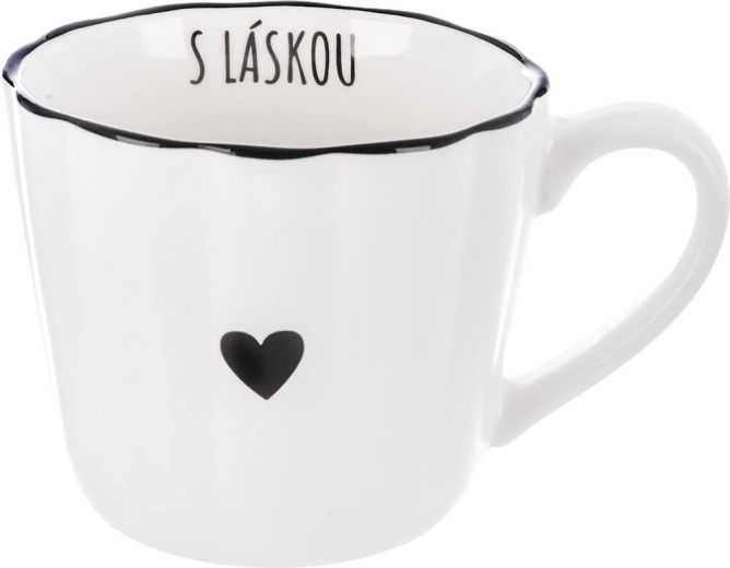 Tasse en porcelaine Cœur « Avec amour » 0,4 l