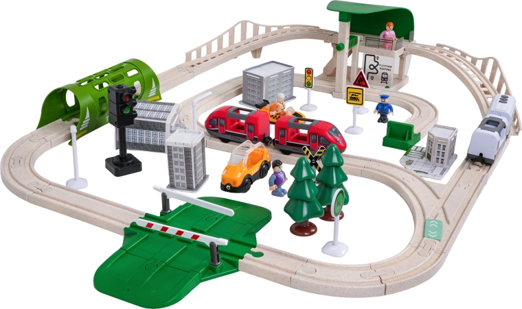 Train avec lumières et sons