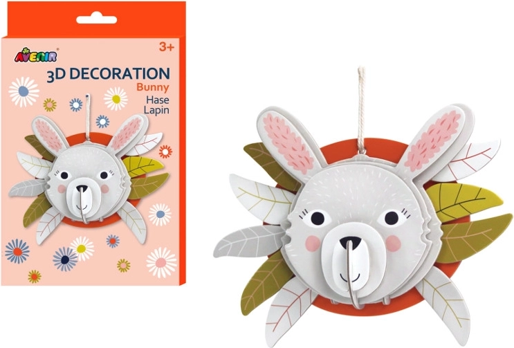 Décoration 3D lapin