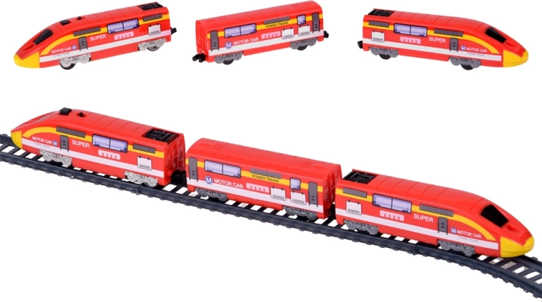 Train électrique moderne avec 2 vitesses et lumière