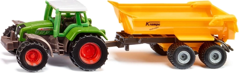 Siku tracteur Fendt avec benne basculante Krampe