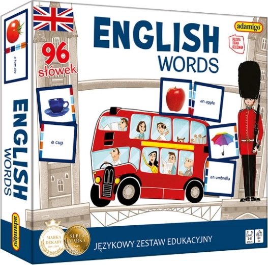 Cartes d’apprentissage linguistique English Words