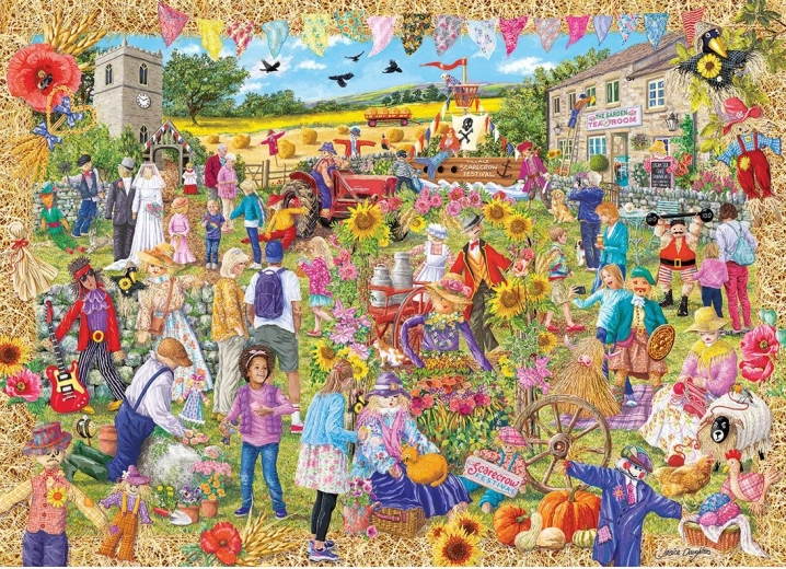 Puzzle festival des épouvantails 1000 pièces