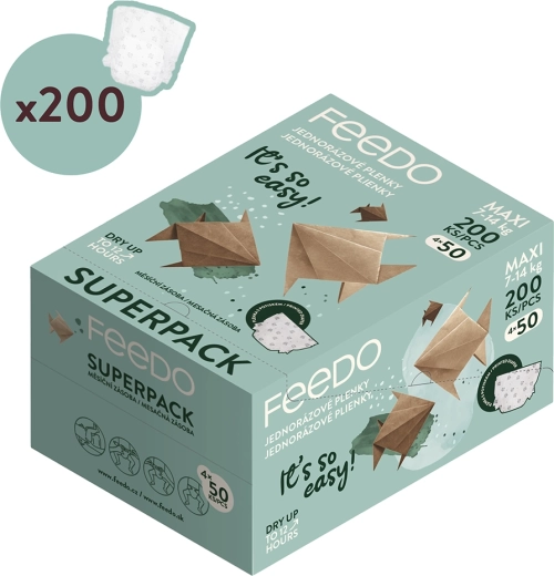 Couches jetables FEEDO maxi (7–14 kg)