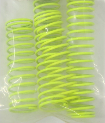 Ressorts d’amortisseurs jaune néon (4 pièces) Jamara