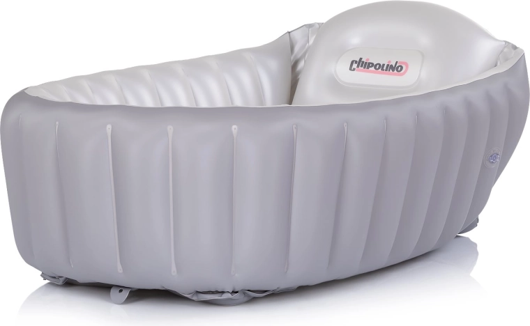 Baignoire gonflable pour bébé Chipolino Baby Cloud grise