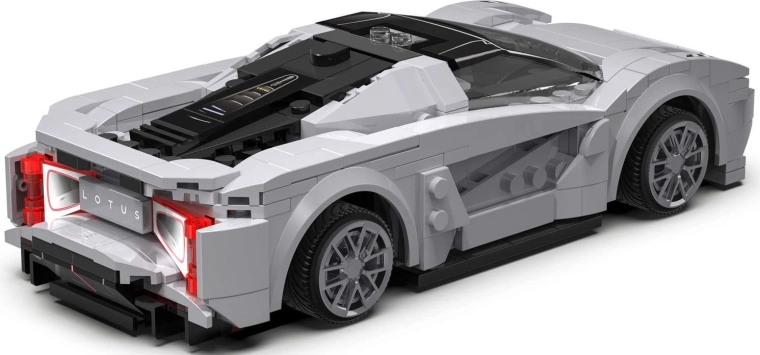 Design détaillé de la légende LOTUS Evija