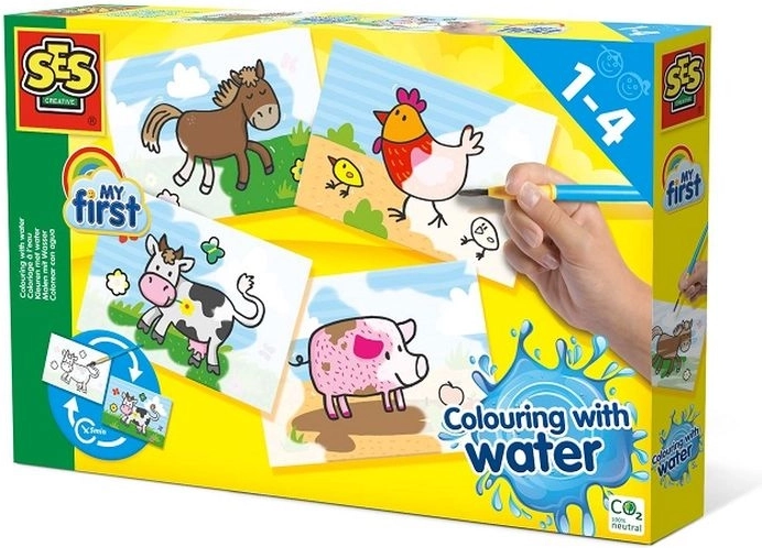 SES Creative My First Peinture à l’eau – ferme