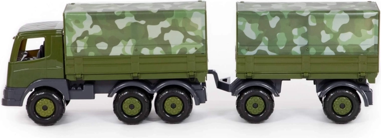 Benne couverte avec aspect camouflage