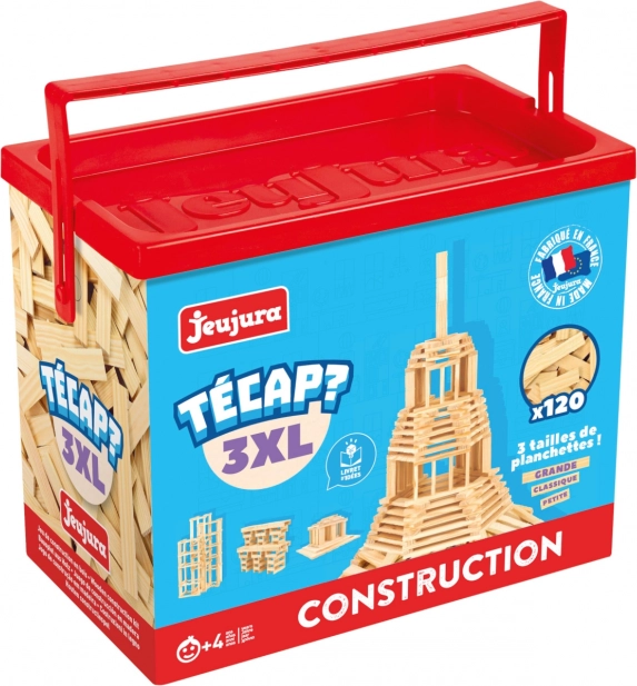 Jeujura construction en bois Técap 3XL – 120 pièces