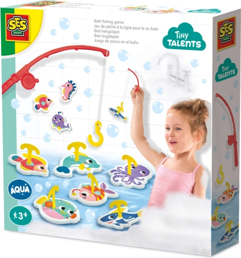 Pêche dans le bain Tiny Talents – autocollants mousse avec canne