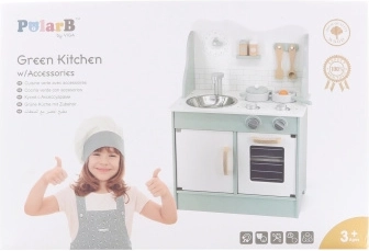 VIGA PolarB cuisine en bois avec accessoires Eco Green