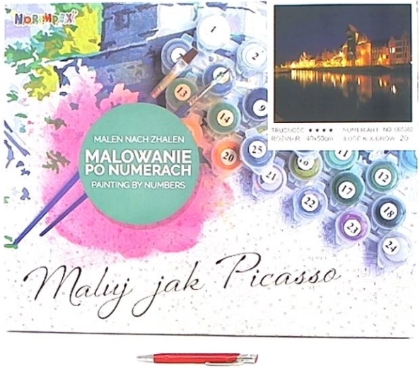 Peinture par numéros Gdańsk – Motława