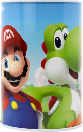 Tirelire cylindrique Super Mario 10 × 15 cm - 1 pièce