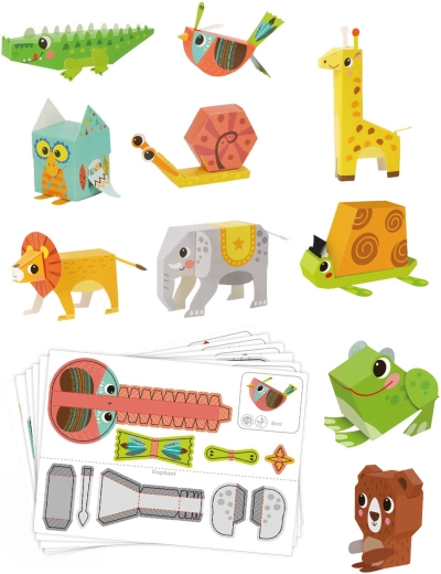 10 animaux à assembler