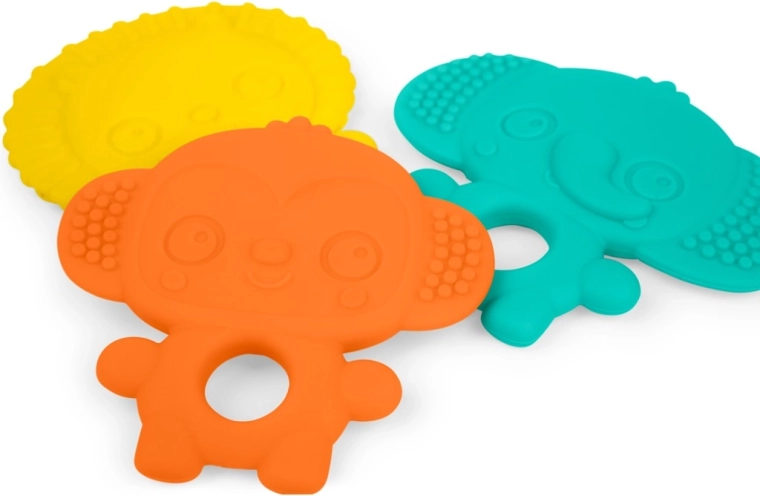 Bright Starts anneaux de dentition Gummy Buddies, set de 3 pièces