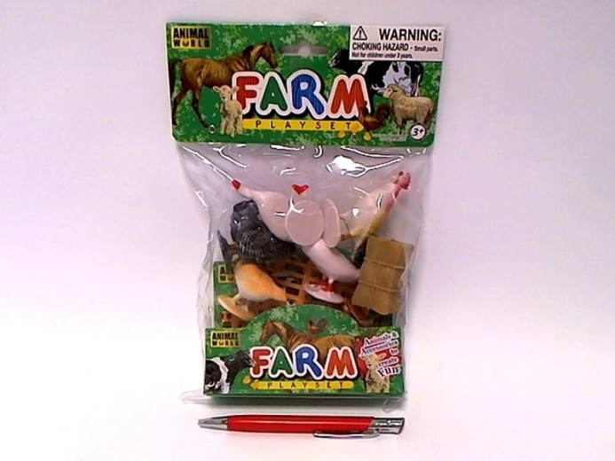 Animaux domestiques – set de figurines d’oiseaux de ferme, 10 pièces