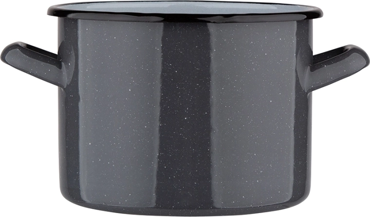 Casserole grise mouchetée 2,2 l (16 cm, hauteur 12 cm)