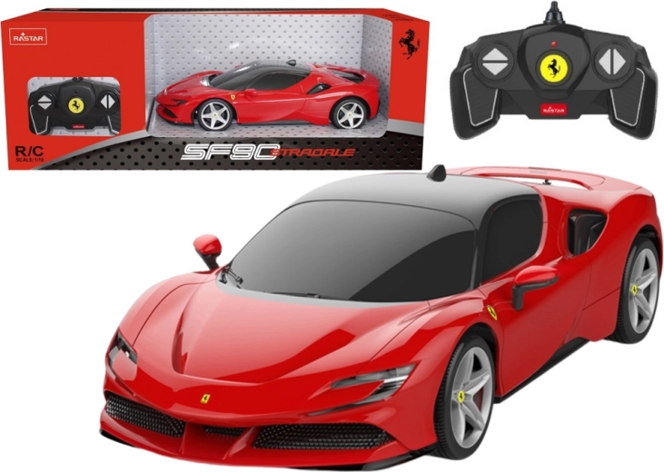 Voiture télécommandée RASTAR 1:18 FERRARI SF90 Stradale rouge