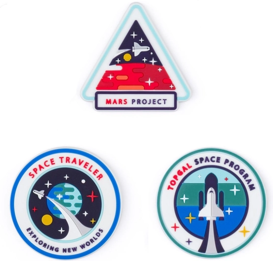Aimants décoratifs MagFlex Topgal – navettes spatiales