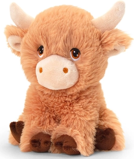 Vache en peluche toute douce Keeleco 25 cm