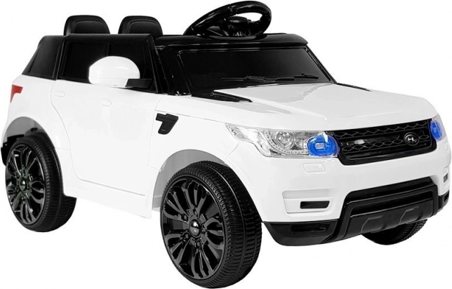 Voiture électrique pour enfants blanche