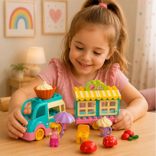 Kiosque, figurine et accessoires sucrés pour les jeux de rôle