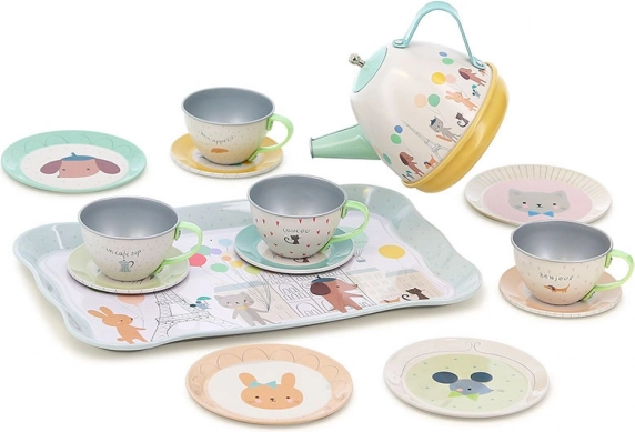 Vilac service à thé pour enfants avec mélodie