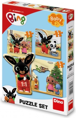Baby puzzle Bing et ses amis 3 en 1 (3, 4, 5 pièces)