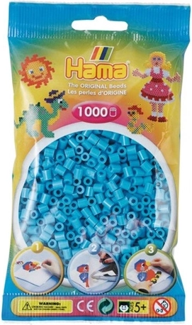 Perles à repasser Hama Midi 1000 pièces bleues