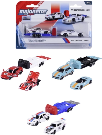 Majorette Porsche avec remorque - 1 pièce