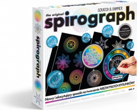 Spirographe – kit créatif à gratter