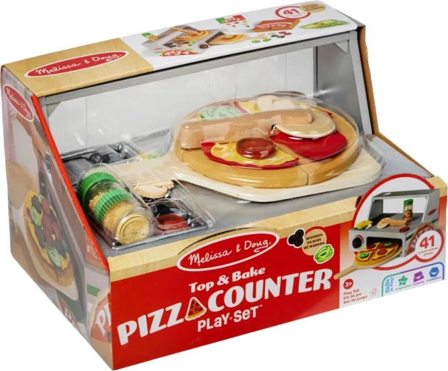 Une pizzeria comme en vrai – comptoir avec four