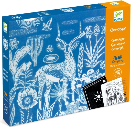Djeco activité créative avec papier photo Nuit dans la savane