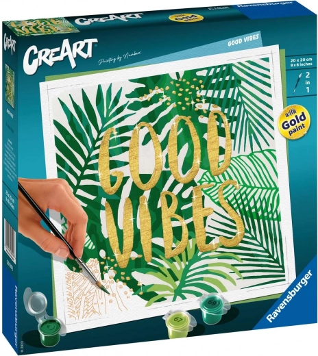 CreArt : good vibes – peinture par numéros pour adolescents