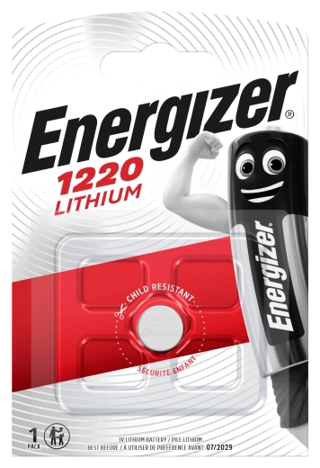 Pile bouton au lithium Energizer CR1220 3 V