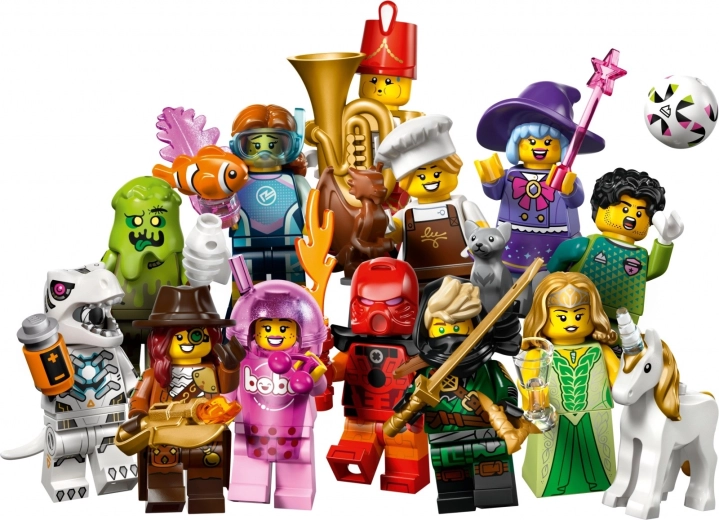12 personnages de collection uniques dans une même série