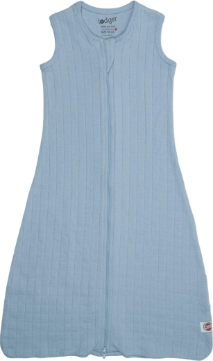 Sac de couchage en coton Lodger Hopper sans manches Solid Blue Fogg 86/98