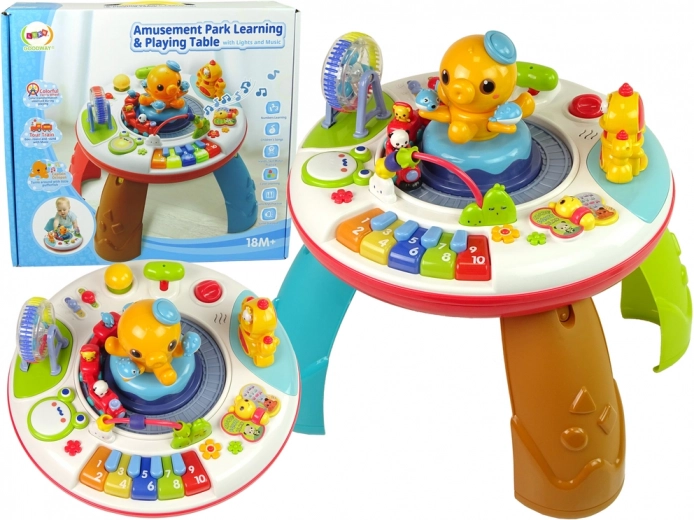 Table d’apprentissage interactive pieuvre