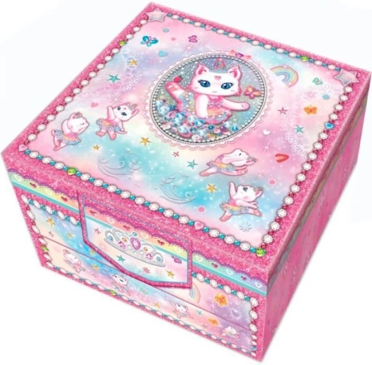 Ensemble Pecoware dans une boîte avec tiroirs – chat ballerine