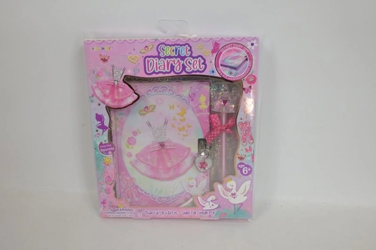 Journal intime enfant Pecoware avec cadenas et stylo, en coffret cadeau