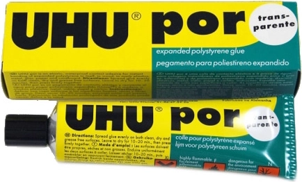 UHU Por colle pour matériaux en mousse et polystyrène 50 ml - 1 pièce
