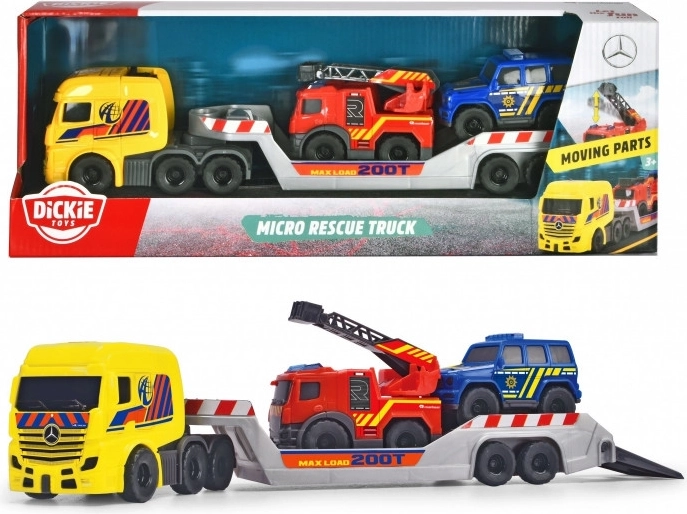 Mini dépanneuse avec véhicules SOS 32 cm DICKIE TOYS