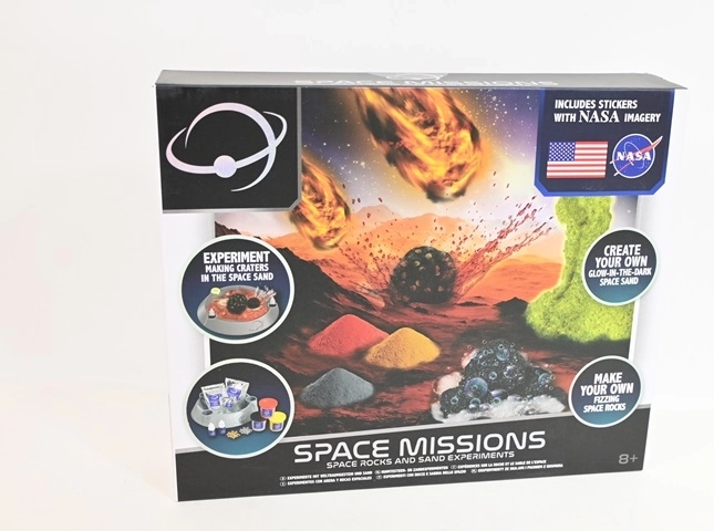 Pierre et sable cosmiques NASA – kit expérimental créatif