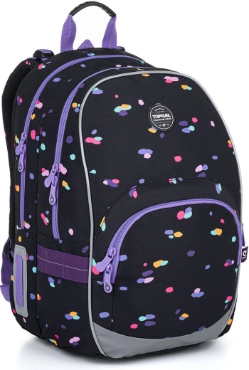Sac à dos scolaire Topgal à pois