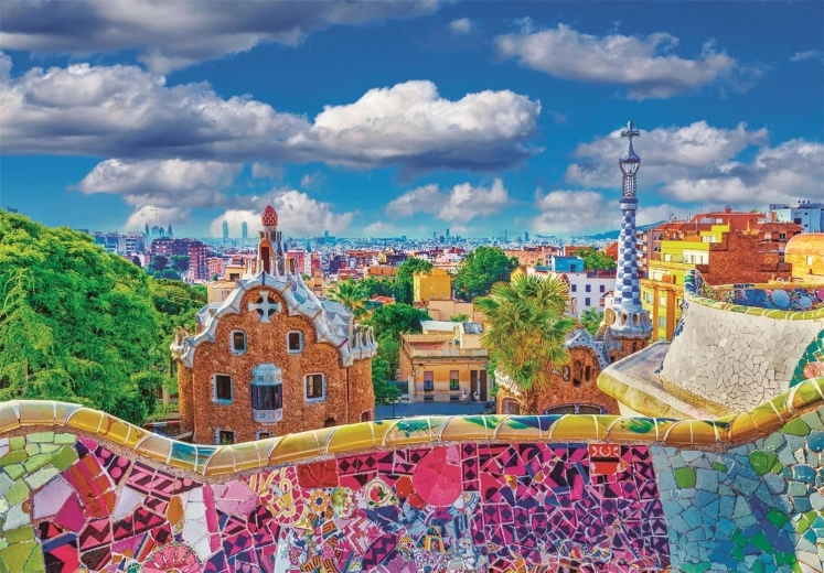 Puzzle CLEMENTONI Park Güell Barcelone 1000 pièces