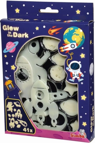 Décorations lumineuses pour mur et plafond – étoiles et corps célestes, 41 pièces