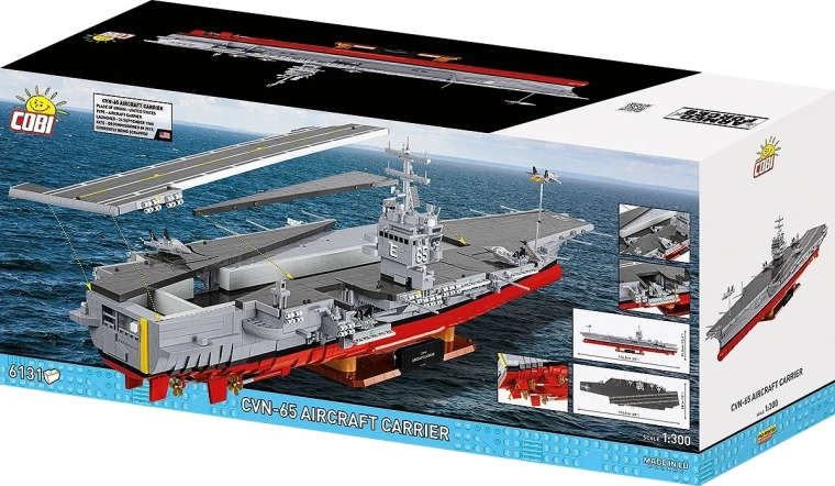 Maquette COBI porte-avions CVN-65 – 6131 pièces