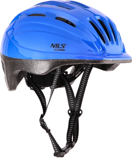 Casque de cyclisme NILS Extreme bleu – M (52-56 cm)