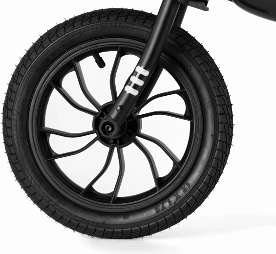 Roues gonflables de 12 pouces avec sculpture